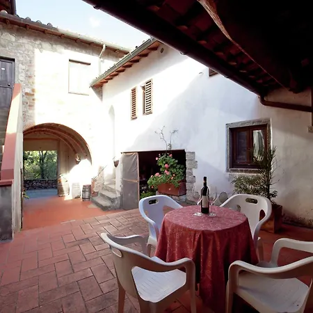 Apartment Pleasant With Swimming Pool Garden Bbq Parking Lucolena in Chianti